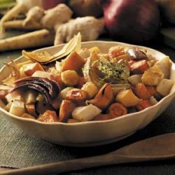 Maple-Gingerroot Vegetables