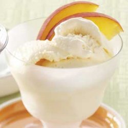 Rich Peach Ice Cream