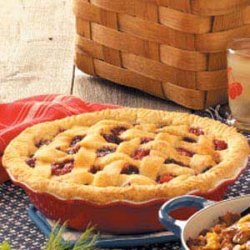 Cherry-Berry Peach Pie