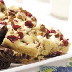 White Chip Cranberry Blondies