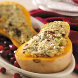 Rice-Stuffed Butternut Squash