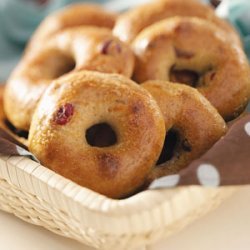 Cranberry Orange Bagels