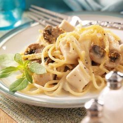 Mushroom Turkey Tetrazzini