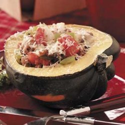 Italian Sausage-Stuffed Squash