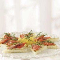 Smoked Salmon Tea Sandwiches