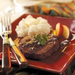 Peach-Glazed Beef Filets