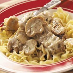 Mushroom 'n' Steak Stroganoff