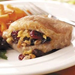 Cranberry-Stuffed Pork Chops