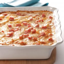 Scalloped Potatoes with Ham & Cheese