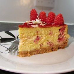 White Chocolate and Raspberry Cheesecake