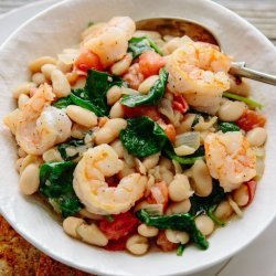 White Beans with Tomatoes and Spinach