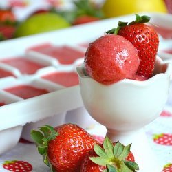 Strawberry Ice Cubes