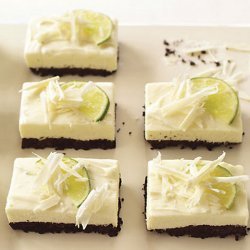 White Chocolate and Lime Cheesecake Bars