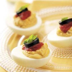 Santa Fe Deviled Eggs