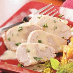 Pork Tenderloin with Cream Sauce