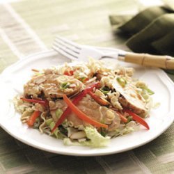 Ramen-Veggie Chicken Salad