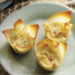 Crab Wonton Cups