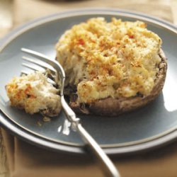 Crab Cake-Stuffed Portobellos