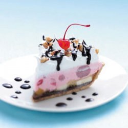 Frozen Banana Split Pie