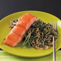 Teriyaki Salmon with Sesame Ginger Rice