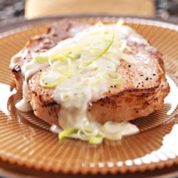 Pork Chops with Blue Cheese Sauce