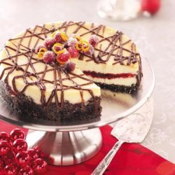 Cranberry Orange Cheesecake