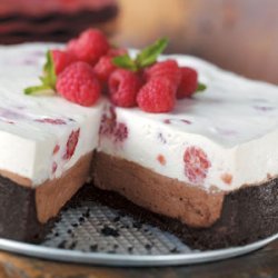 Raspberry Chocolate Cheesecake