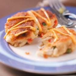 Crab Cakes with Red Chili Mayo