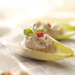 Salmon Mousse Endive Leaves