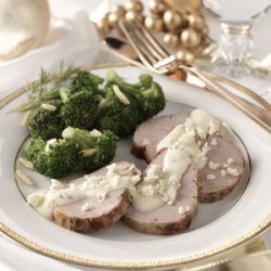 Pork with Gorgonzola Sauce