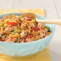 Southwest Chicken & Rice Salad