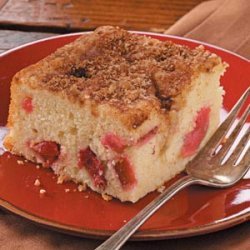 Rhubarb-Buttermilk Coffee Cake