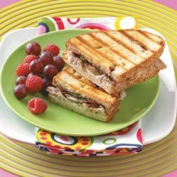 Pork Tenderloin Panini with Fig Port Jam