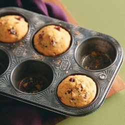 Cranberry-Pecan Corn Muffins