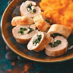 Lemony Spinach-Stuffed Chicken Breasts