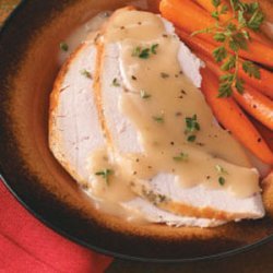 Roast Turkey Breast with Rosemary Gravy