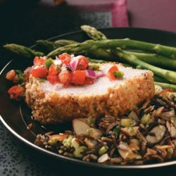 Almond-Crusted Pork Loin