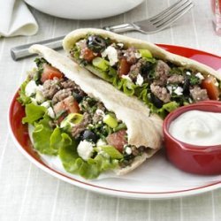 Beef & Spinach Gyros