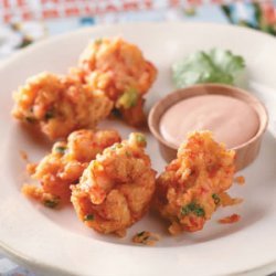 Crawfish Beignets with Cajun Dipping Sauce