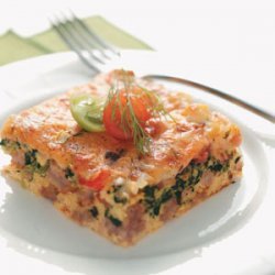 Spinach & Sausage Egg Bake