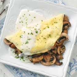 Fines Herbes & Mushroom Omelets Deluxe