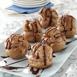 Chocolate-Orange Cream Puffs