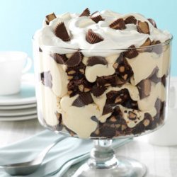 Peanut Butter Brownie Trifle