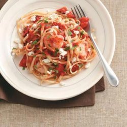 Shrimp & Tomato Linguine Toss