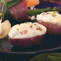 Mini Gorgonzola Stuffed Potatoes