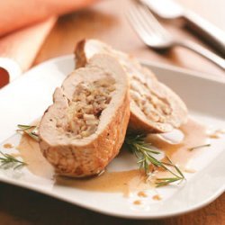 Chicken Stuffed with Walnuts, Apples & Brie