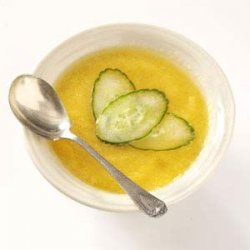 Golden Summer Peach Gazpacho