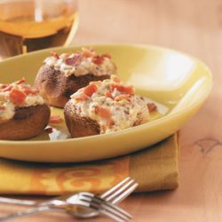 Blue Cheese and Bacon Stuffed Mushrooms