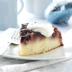 Cherry Pecan Upside-Down Cake