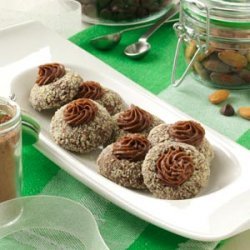 Chocolate-Almond Thumbprints